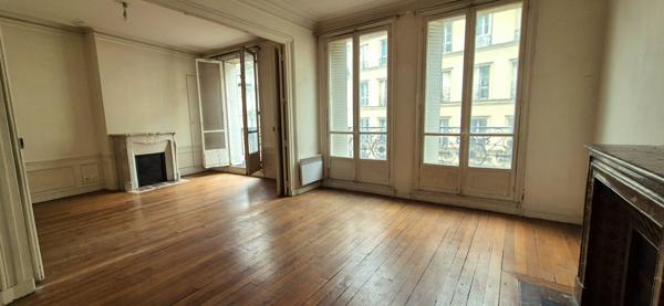 Paris (75018) Grand trois pièces lumineux