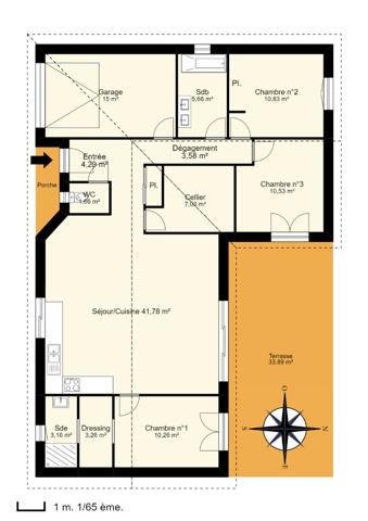 Terrain 853 m2