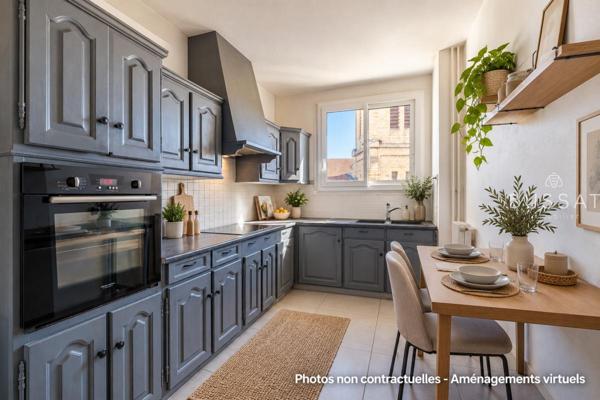 Vente appartement 3 chambres double exposition très lumineux