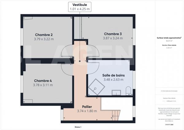 MAISON FAMILLIALE 5 PIECES 4 CHAMBRES