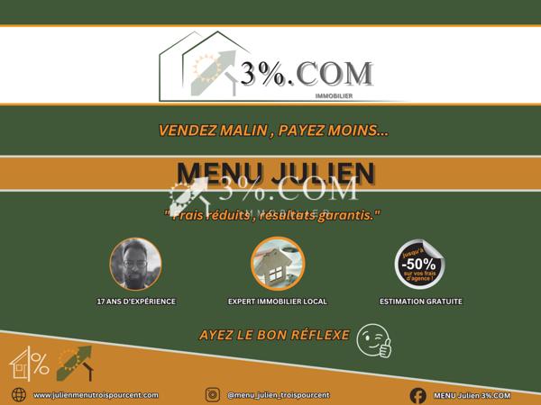 Maison 3 pièce(s) 1 chambre(s) 60 m²