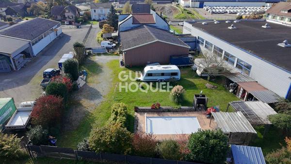 Ensemble immobilier 288 m² avec hangar de 250 m² sur 26 ares