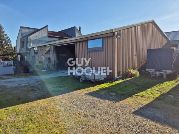 Ensemble immobilier 288 m² avec hangar de 250 m² sur 26 ares