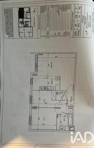 Appartement à vendre 3 pièces 67 m² Corbeil-Essonnes
