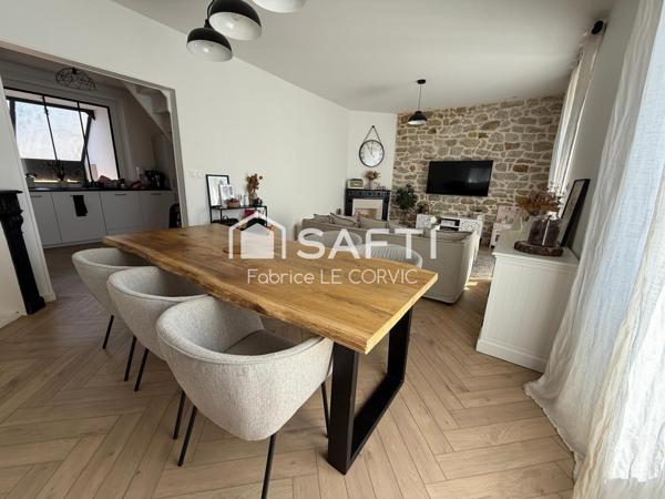 CHARMANTE MAISON AU CALME PROCHE CENTRE VILLE AVEC GRAND JARDIN   A PONTIVY