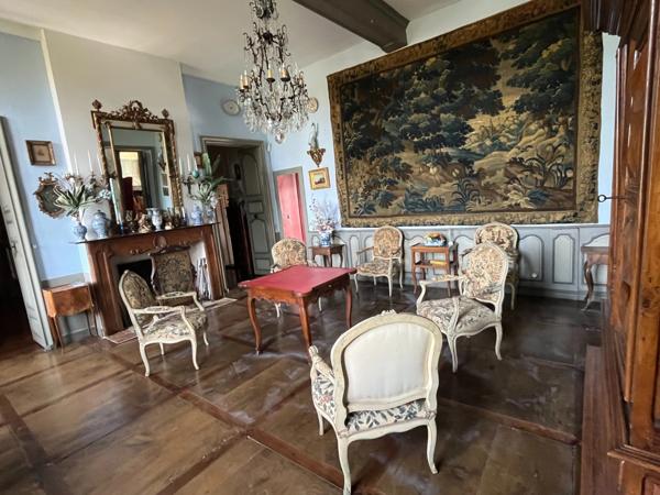 ELEGANT CHATEAU XVIIIs, sans travaux, sur 1 hectare clos de murs, jardin paysagé, chapelle, orangerie, dépendances, pour famille, evenementiel  près de Pau, Lourdes, Marciac, Tarbes ...