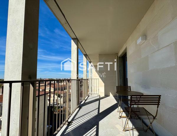 Appartement T2 meublé avec grand balcon !