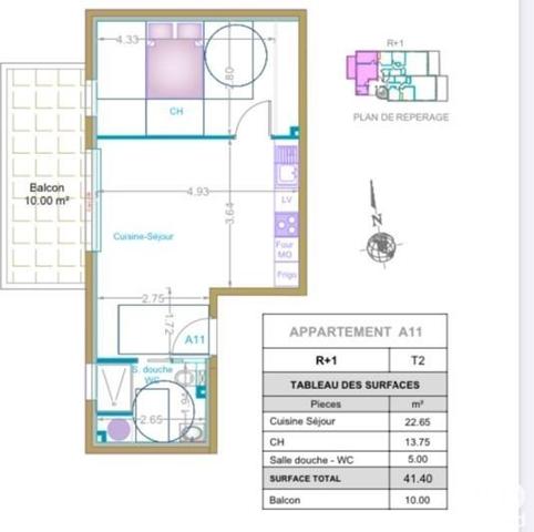 Appartement à vendre 2 pièces 41 m² Saint-Aygulf