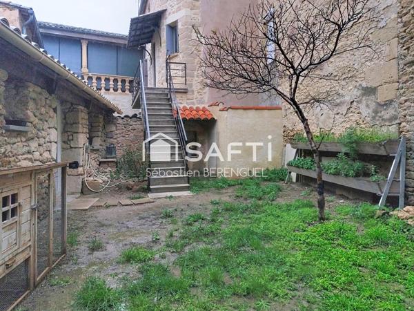 Maison avec  jardin, garage, potentiel locatif