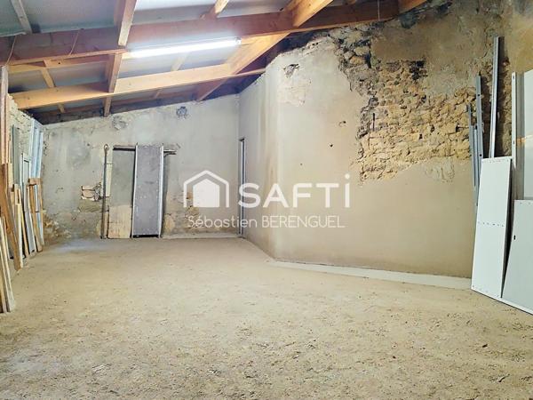 Maison avec  jardin, garage, potentiel locatif