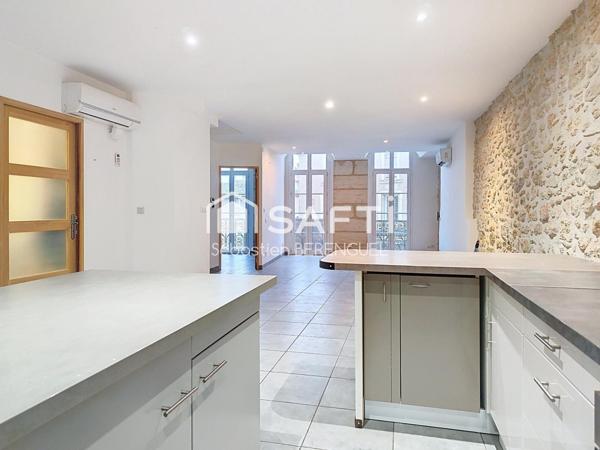 Maison avec  jardin, garage, potentiel locatif