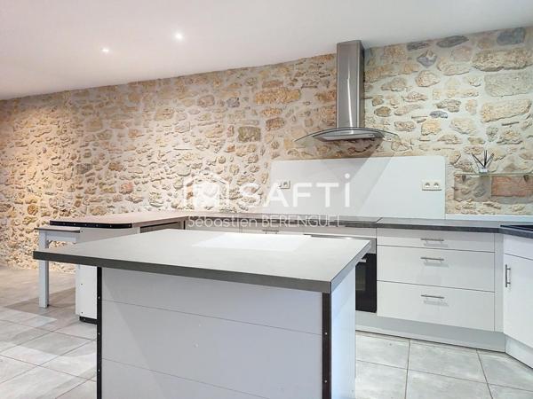 Maison avec  jardin, garage, potentiel locatif