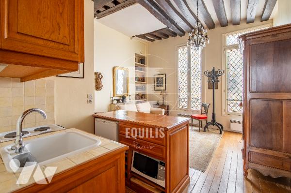 Appartement de charme de 41m2, au cœur de l'authentique Île Saint-Louis.