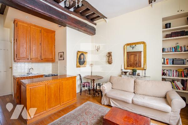 Appartement de charme de 41m2, au cœur de l'authentique Île Saint-Louis.