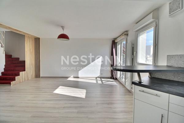 Superbe appartement en duplex 4 pièces à vendre au dernier étage à Massy Centre Ville