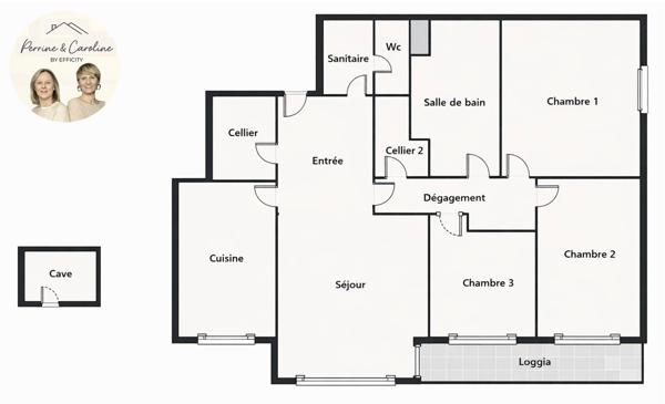 Appartement 4 pièces - 105 m²