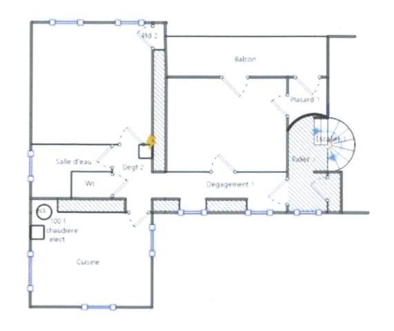 Appartement meublé Quimperlé 1 chambre - 67 m² avec balcon