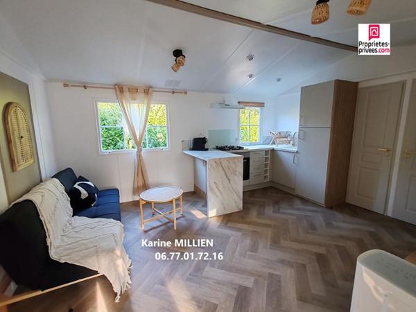 Mobil home ENTIEREMENT RENOVE, aménagé, équipé et son terrain en pleine propriété - 2 chambres - Cabanon de jardin - Terrain - 78500  HA