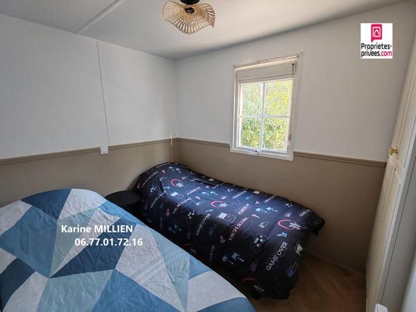 Mobil home ENTIEREMENT RENOVE, aménagé, équipé et son terrain en pleine propriété - 2 chambres - Cabanon de jardin - Terrain - 78500  HA