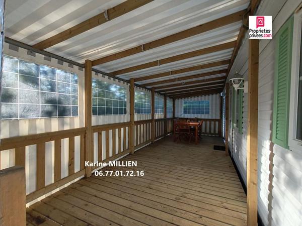 Mobil home ENTIEREMENT RENOVE, aménagé, équipé et son terrain en pleine propriété - 2 chambres - Cabanon de jardin - Terrain - 78500  HA