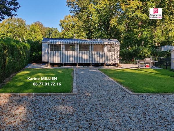 Mobil home ENTIEREMENT RENOVE, aménagé, équipé et son terrain en pleine propriété - 2 chambres - Cabanon de jardin - Terrain - 78500  HA
