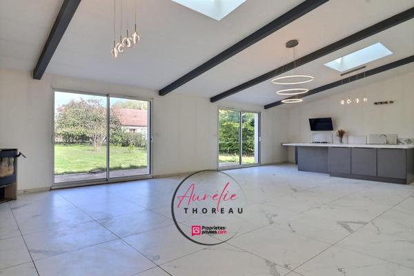 maison spacieuse et lumineuse sur terrain clos