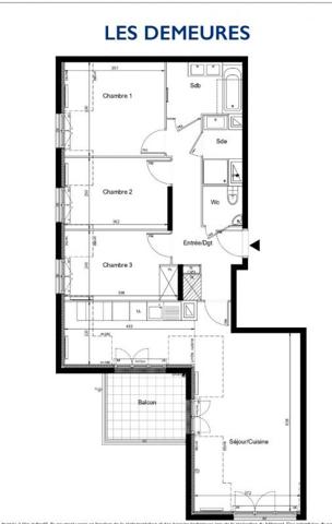 Appartement à Plaisir aux Gâtines - Résidence "Les Demeures" -  4 pièces