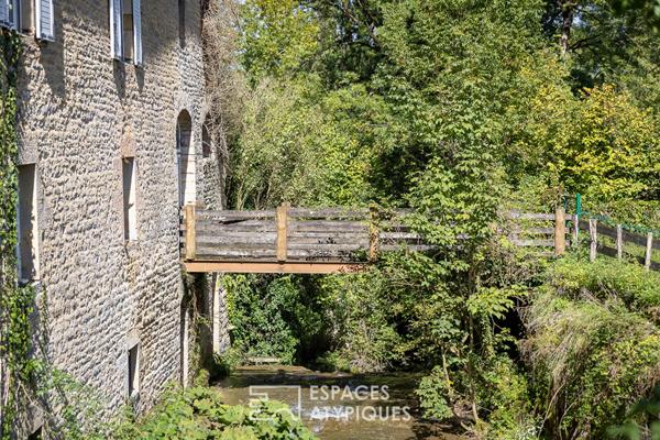 Moulin du XVIII siècle avec chambres d’hôtes