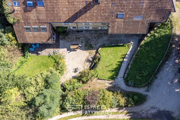 Moulin du XVIII siècle avec chambres d’hôtes