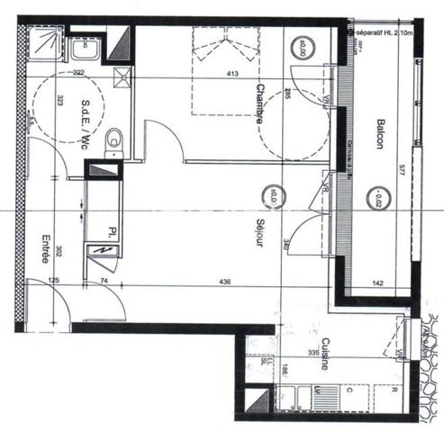 Appartement T2 lumineux et confortable