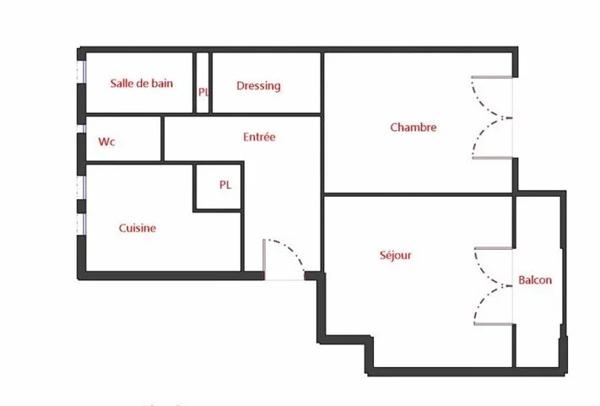 Immobilier Paris 15ème (75015) – Appartement 49.55m2 – 499 000 €