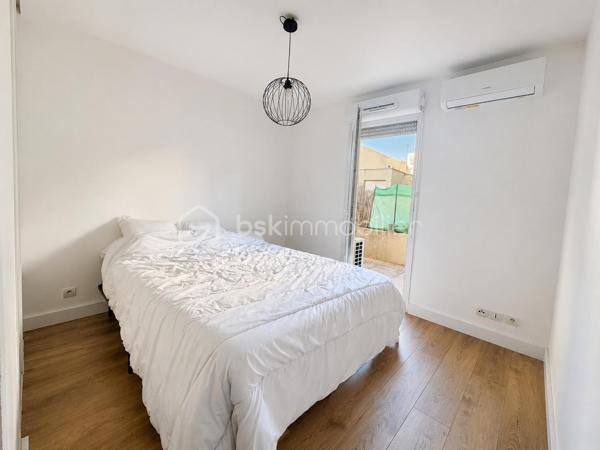 Idéalement situé à proximité immédiate du centre-ville d'Alès, au sein d'une résidence sécurisée, découvrez ce bel appartement T3 entièrement rénové, offrant confort, modernité et aucun travaux à prévoir.

L'appartement se compose d'une agréable pièce de vie lumineuse avec cuisine ouverte d'environ 25 m², s'ouvrant sur une terrasse de 13,40 m² donnant sur la cour intérieure de la résidence, idéale pour profiter des beaux jours en toute tranquillité.

L'espace nuit comprend deux chambres confortables, une salle de bains ainsi qu'un WC indépendant.

Pour un confort optimal en toute saison, le logement est équipé de deux climatisations réversibles installées récemment, postérieurement à la réalisation du DPE.

Un garage fermé privatif en sous-sol sécurisé complète ce bien, un véritable atout sur le secteur.

Les plus :
• Appartement entièrement rénové
• Terrasse de 13,40 m²
• Garage fermé en sous-sol sécurisé
• Deux climatisations réversibles
• Résidence sécurisée
• Aucun travaux à prévoir
• DPE C / GES A

Charges de copropriété : 160 € par trimestre (environ 53 € par mois).
Taxe foncière : 1 200 € par an.

Prix : 139 900 € FAI.

Une belle opportunité à découvrir rapidement, idéale pour une résidence principale, un premier achat ou un investissement locatif.