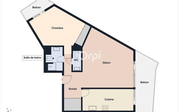 Appartement à vendre    2 pièces • 60,18 m2 Mandelieu-la-Napoule