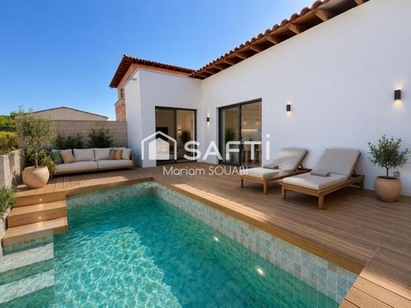 Villa neuve 91m² Parcelle 574m², Garage , Piscine