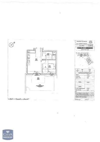 Appartement à louer 2 pièces 39.31m² Tours (37100)