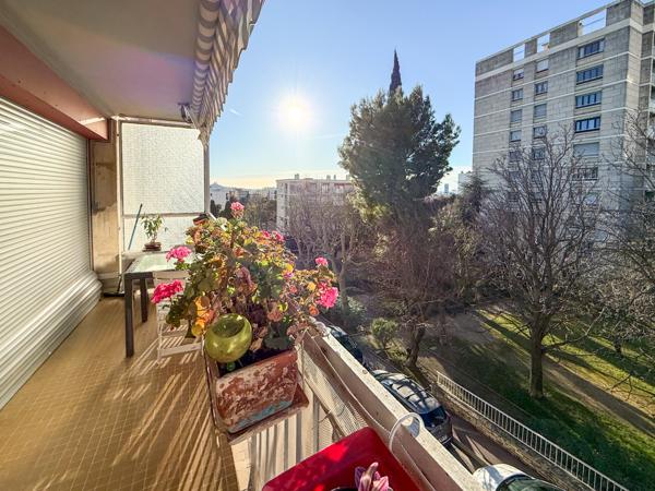 Marseille (13013) À VENDRE – T4/5 de 80 m² avec balcon, parking et cave – Résidence Parc de la Mongrane (13013)
