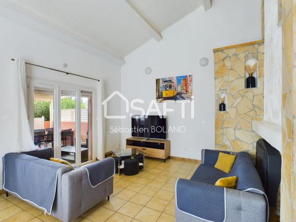 Maison 3 chambres, garage, piscine, jacuzzi - Le Barcarès.