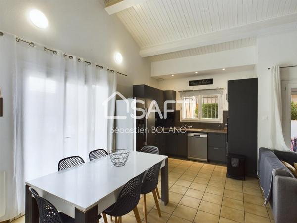 Maison 3 chambres, garage, piscine, jacuzzi - Le Barcarès.