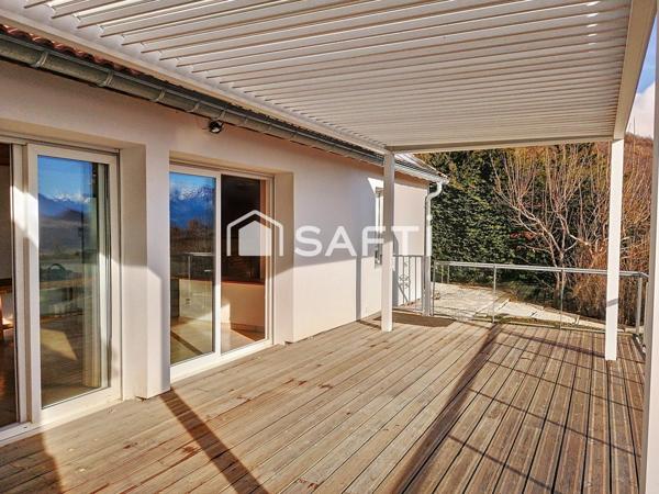 Maison 2 chambres de 92 m² (+ T2 indépendant de 25 m²) avec magnifique vue sur la vallée