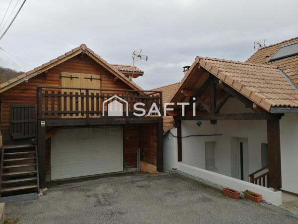 Maison 2 chambres de 92 m² (+ T2 indépendant de 25 m²) avec magnifique vue sur la vallée