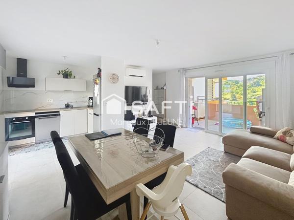 Appartement T3 avec terrasse et garage