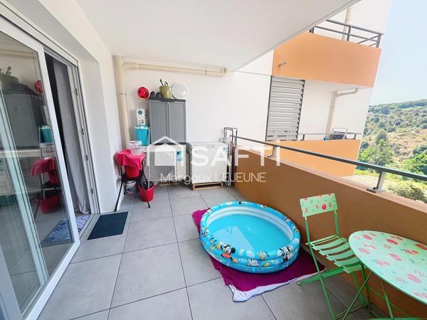 Appartement T3 avec terrasse et garage