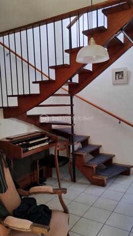 Dans un lotissement paisible, à deux pas des commerces, découvrez cette maison où il fait bon vivre dès les premiers instants.

Dès l’entrée, un vaste hall dessert un double séjour, une cuisine séparée, un WC ainsi qu’un accès direct au garage pour plus de praticité.

À l’étage, l’espace nuit se compose de trois chambres agréables, pensées pour toute la famille, ainsi qu’une salle de bain avec double WC.

Côté confort :
•	climatisation dans le séjour pour les beaux jours,
•	chauffage électrique (avec équipement récent),
•	moustiquaires sur toutes les ouvertures pour profiter pleinement de l’air frais en toute tranquillité.

Extérieur : vous profiterez d’un jardin entièrement clos et arboré, parfait pour vos moments de détente.

Une maison chaleureuse, fonctionnelle et prête à accueillir votre nouvelle histoire.

Contactez moi rapidement pour découvrir de ce bien !!