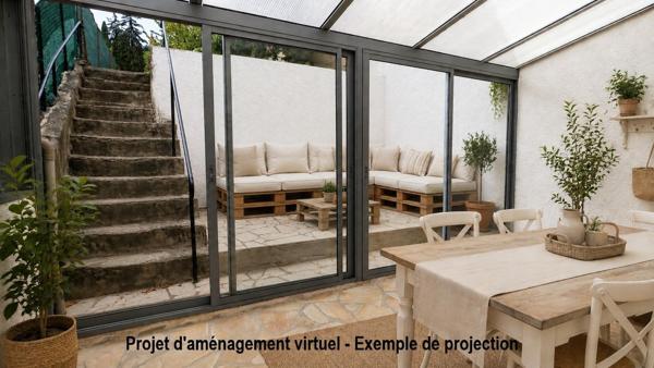 Maison de ville rénovée avec jardin et garage, DPE C