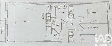 Appartement à vendre 3 pièces 63 m² Meaux