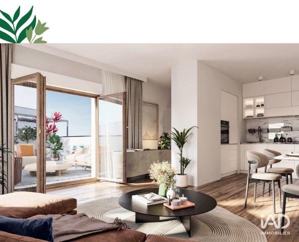 Appartement à vendre 2 pièces 47 m² Cergy