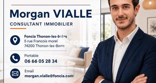 À vendre Appartement 3 pièces 65 m² - Thonon-les-bains 74200