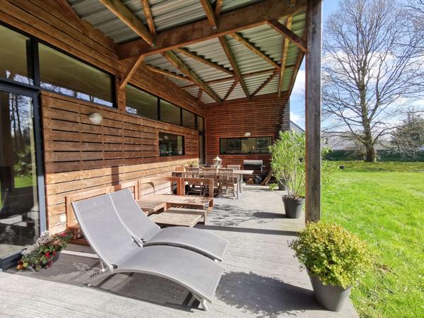 Maison contemporaine en bois proche Saint-Malo