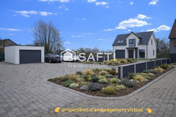 Très beau et vaste terrain en bord de rivière
