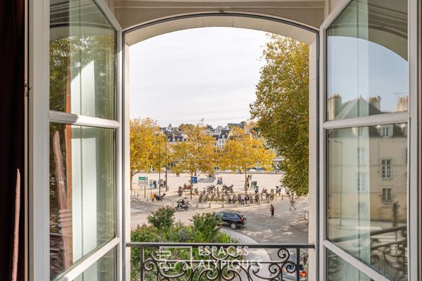 Duplex de caractère avec vue sur le port de Vannes
